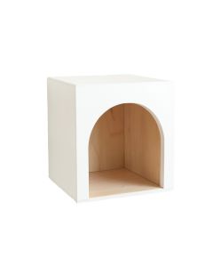 Spruce Brook Wall-Mounted Cat Perch - White (synthetic illustration; no displayed measurements)