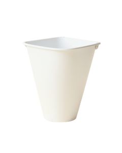 Stone Bridge Empty Railing Planter With Integral Brackets - White (synthetic illustration; no displayed measurements)