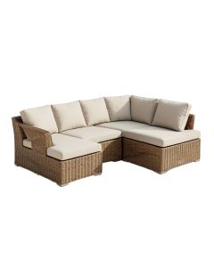 Annabal Patio Sectional With Cushions (synthetic illustration; no displayed measurements)