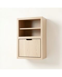 Cove Bluff Wall-Mounted Entry Cabinet - Beige (synthetic illustration; no displayed measurements)