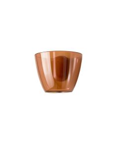 River Canyon Wall Sconce Mounted On A Plain Wall - Terracotta