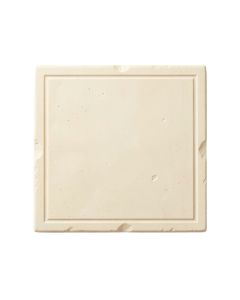 Hazel Bend Uninstalled Square Decorative Tile - Ivory