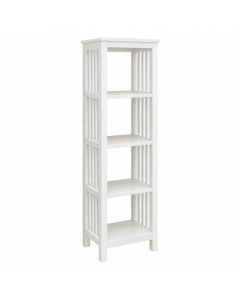 Sage Crossing Narrow Cubby Tower - White