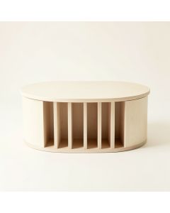 Laurel Branch Shoe Storage Bench - Ivory (synthetic illustration; no displayed measurements)