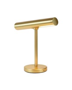 Kristina 23 '' Gold Desk Lamp With Usb (synthetic illustration; no displayed measurements)