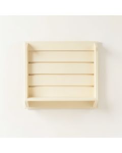 Vale Dell Empty Wall-Mounted Tool Organizer Panel - Cream (synthetic illustration; no displayed measurements)