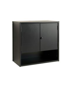 Cliff Bend Wall-Mounted Laundry Cabinet - Black (synthetic illustration; no displayed measurements)