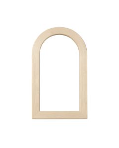 Rowan Branch Framed Wall Mirror - Beige