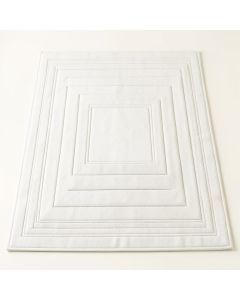 Olive Bridge Rectangular Outdoor Rug - White (synthetic illustration; no displayed measurements)