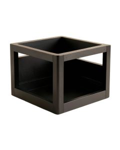 Elm Branch Empty Furniture-Style Pet Crate - Black