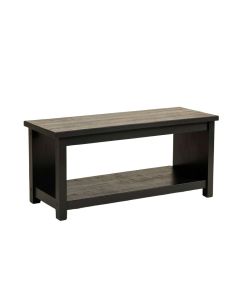 Ridge Crossing Indoor Bench - Black