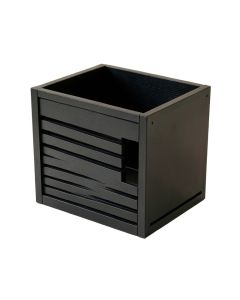 Olive Canyon Empty Furniture-Style Litter Enclosure - Black (synthetic illustration; no displayed measurements)