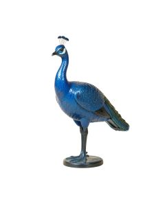 Candia Metal Peacock Statue