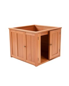 Vale Dale Empty Furniture-Style Litter Enclosure - Terracotta (synthetic illustration; no displayed measurements)