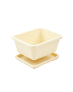 Cedar Crest Empty Raised Planter - Cream