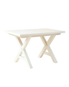 Vale Arc Patio Table - White