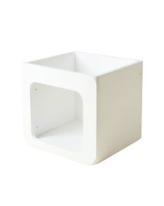 Vale Edge Empty Furniture-Style Litter Enclosure - White