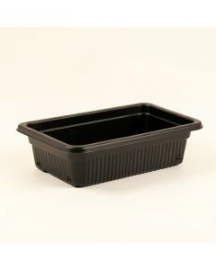 Juniper Bluff Empty Railing Planter With Integral Brackets - Black (synthetic illustration; no displayed measurements)