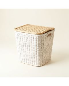 Laurel Branch Laundry Hamper - White (synthetic illustration; no displayed measurements)