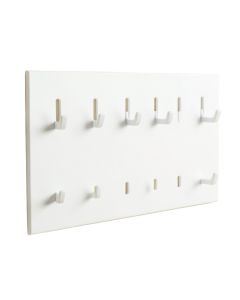 Brook Branch Empty Wall-Mounted Tool Organizer Panel - White (synthetic illustration; no displayed measurements)