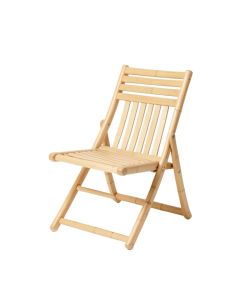 Ridge Bridge Folding Outdoor Chair - Beige (synthetic illustration; no displayed measurements)