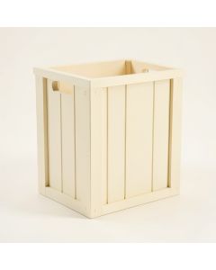 Brook Bend Closed Outdoor Storage Box - Cream (synthetic illustration; no displayed measurements)
