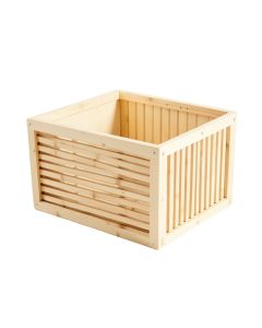 Dune Crossing Empty Furniture-Style Litter Enclosure - Cream (synthetic illustration; no displayed measurements)