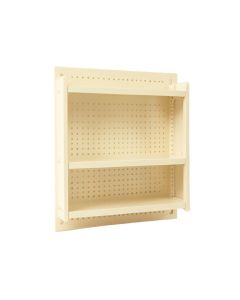 Hazel Canyon Empty Wall-Mounted Tool Organizer Panel - Cream (synthetic illustration; no displayed measurements)