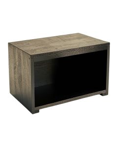 Cliff Edge Shoe Storage Bench - Black (synthetic illustration; no displayed measurements)