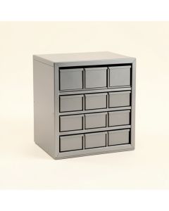 Birch Bluff Small-Parts Storage Drawer Cabinet - Gray (synthetic illustration; no displayed measurements)