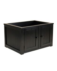 Laurel Arc Empty Furniture-Style Litter Enclosure (synthetic illustration; no displayed measurements)