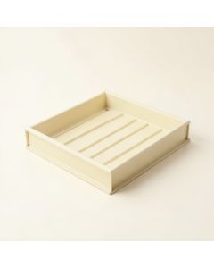 Spruce Bluff Empty Under-Desk Cable Tray - Cream (synthetic illustration; no displayed measurements)