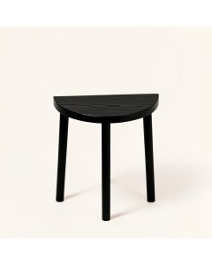 River Crossing Compact Balcony Table - Black (synthetic illustration; no displayed measurements)