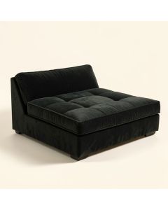 Syliva 80 '' Velvet Recessed Arm Sleeper (synthetic illustration; no displayed measurements)