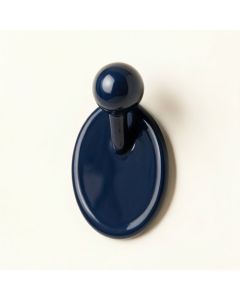 Lake Bluff Wall-Mounted Robe Hook - Navy (synthetic illustration; no displayed measurements)