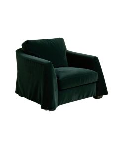 Samuel 72 '' Velvet Flared Arm Loveseat (synthetic illustration; no displayed measurements)