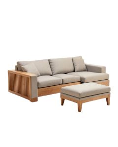 77 '' Wide Reversible Modular Sofa & Chaise With Ottoman