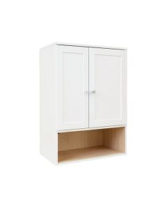 Birch Brook Wall-Mounted Laundry Cabinet - White (synthetic illustration; no displayed measurements)