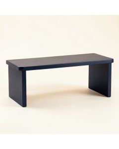 Willow Edge Indoor Bench - Navy (synthetic illustration; no displayed measurements)