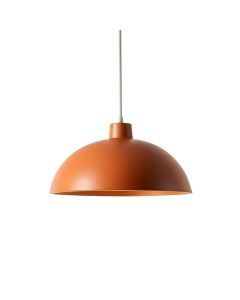 Summit Bluff Pendant Light Suspended From One Plain Cable - Terracotta (synthetic illustration; no displayed measurements)