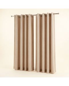 Ramsay Ultra Luxurious Semi-Matte Beaded Solid Semi-Sheer Rod Pocket Curtains/Drapes (synthetic illustration; no displayed measurements)