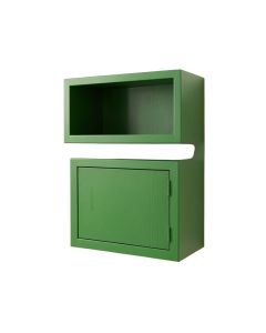 Linden Bridge Wall-Mounted Entry Cabinet - Green