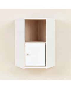 Olive Arc Wall-Mounted Entry Cabinet (synthetic illustration; no displayed measurements)
