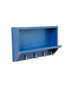 Aspen Crossing Wall-Mounted Entryway Organizer Shelf - Blue (synthetic illustration; no displayed measurements)