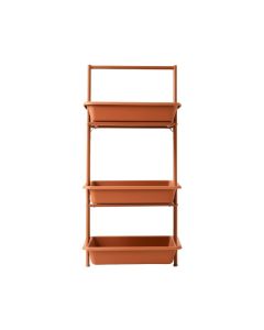 Fern Bend Empty Vertical Garden Frame - Terracotta