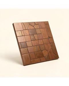 Cobble 12 '' X 12 '' Straight Edge Metal Mosaic Tile (synthetic illustration; no displayed measurements)