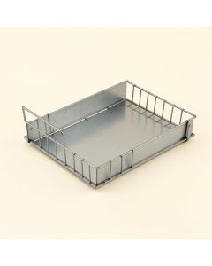 Flint Falls Empty Under-Desk Cable Tray - Gray (synthetic illustration; no displayed measurements)