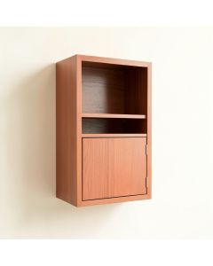 Hazel Arc Wall-Mounted Entry Cabinet (synthetic illustration; no displayed measurements)