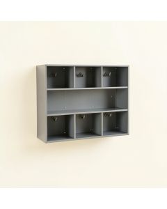 River Dale Wall-Mounted Entryway Organizer Shelf - Gray (synthetic illustration; no displayed measurements)