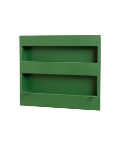 Elm Crest Empty Wall-Mounted Tool Organizer Panel - Green (synthetic illustration; no displayed measurements)